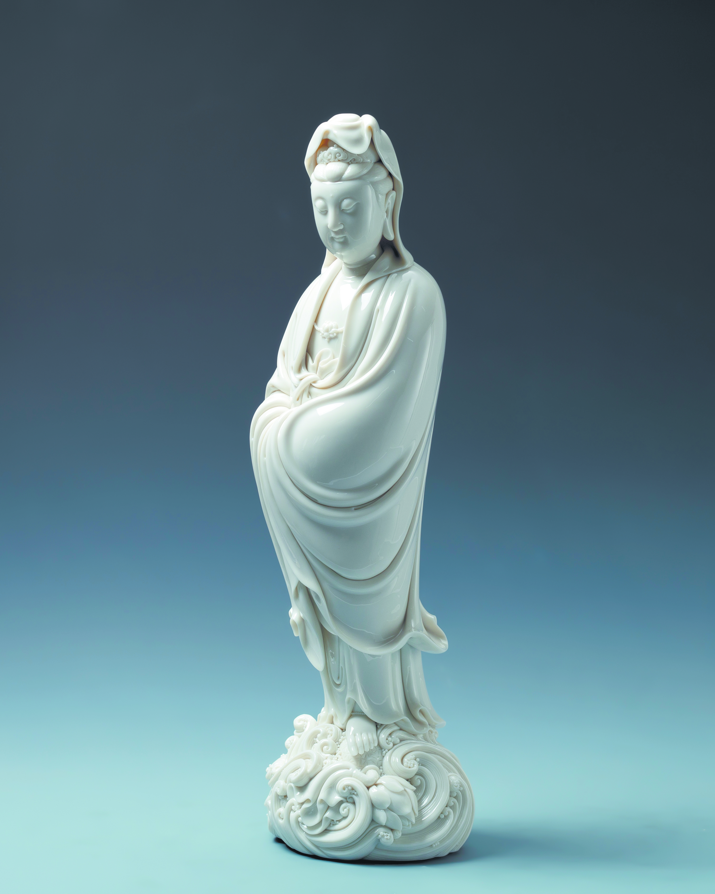 陶瓷匠人临摹的《渡海观音》（兰全盛供图） (3).jpg